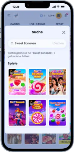 CasinoLab App Suchergebnisse für Sweet Bonanza